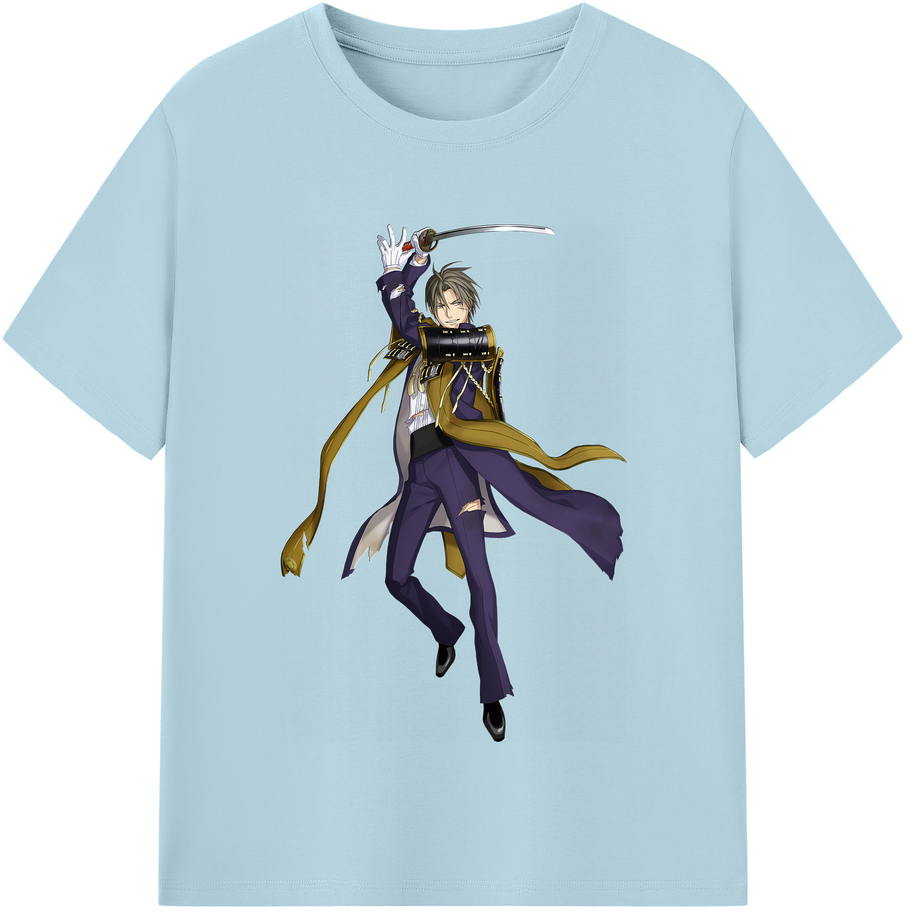（画像用） 刀剣乱舞 Touken Ranbu 綿100％半袖Tシャツ（フロントプリント）